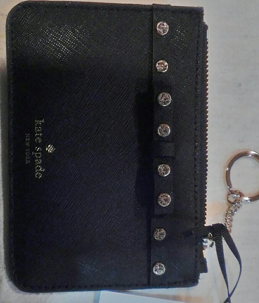 WT Kate Spade Bitsy Laurel Way Jeweled Key Card Co
